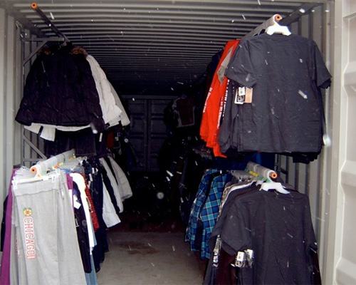 Apparel Racks For Containers: Clothes Storage: Great Lakes Kwik Space