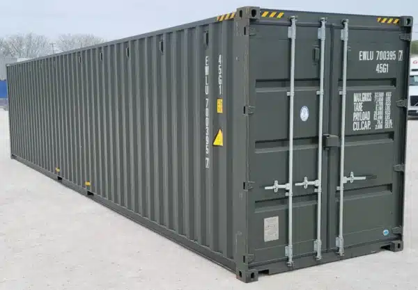 40′ One Trip ‘New’ Premium High Cube [Dark Green]