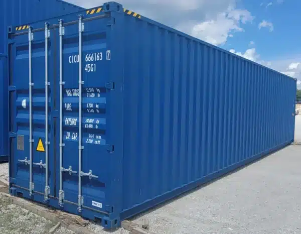 40' One Trip ‘New’ Basic High Cube [Blue]